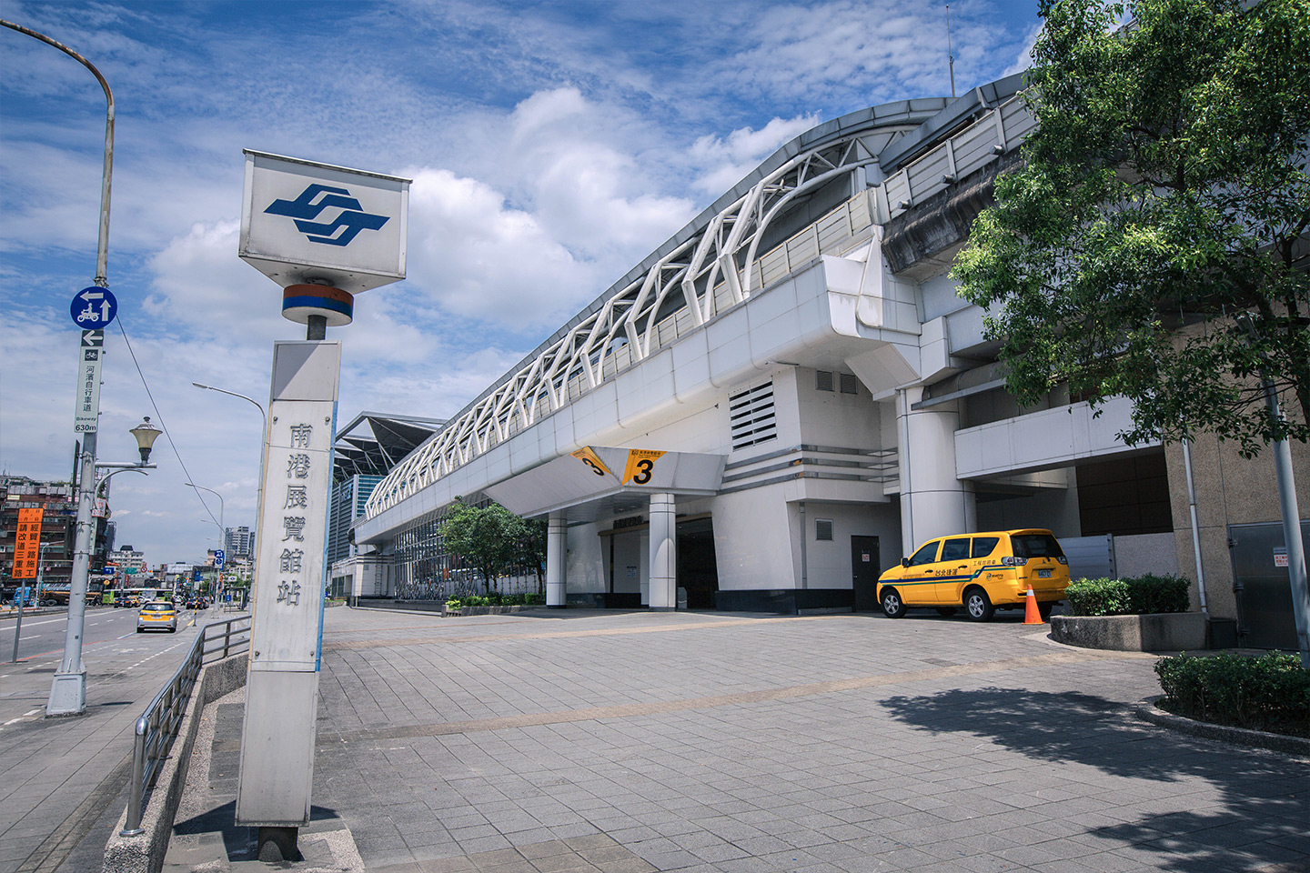 南港展覽館捷運站 實景拍攝