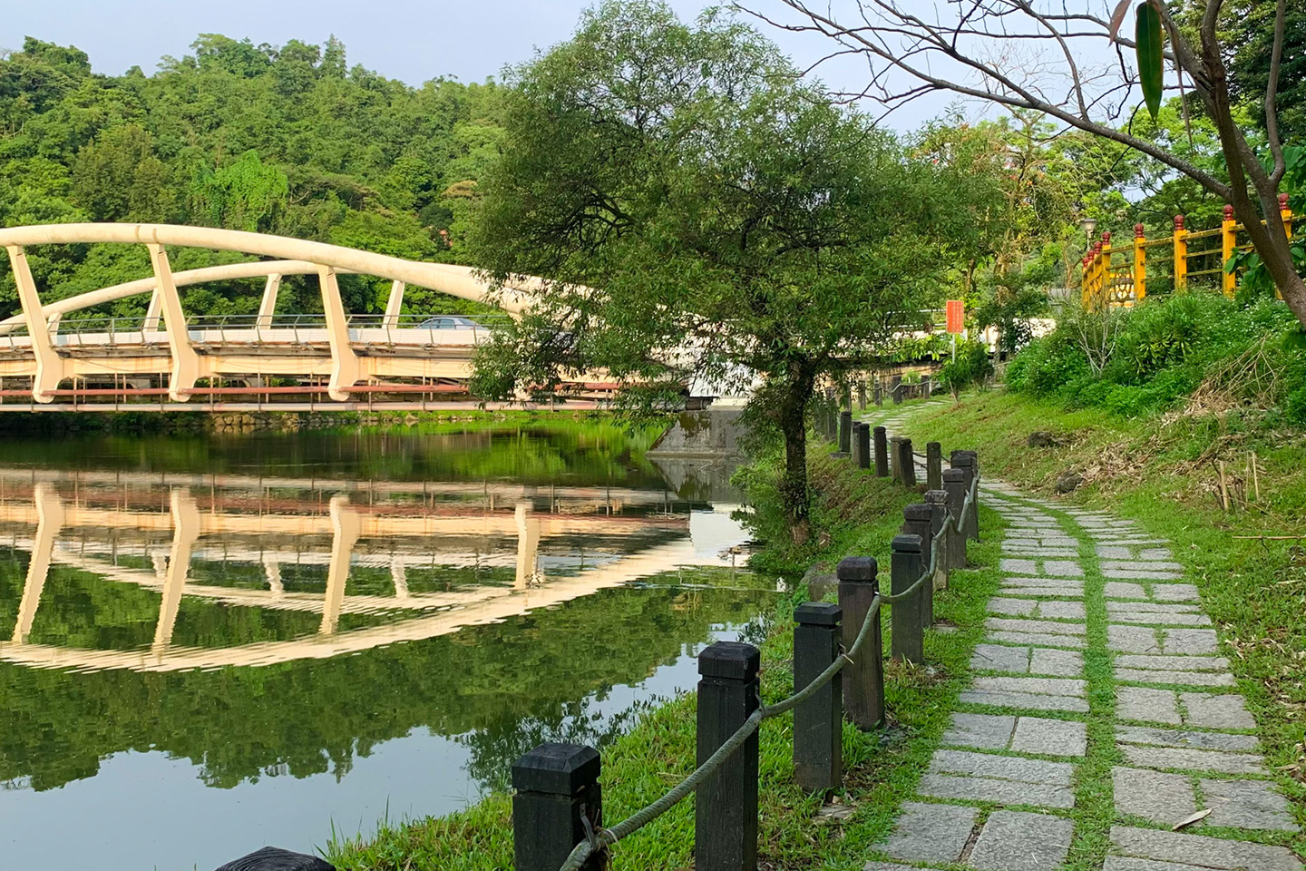 金龍湖步道 實景拍攝